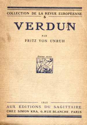Verdun (Fritz Von Unruh 1923 - Ed. 1923)